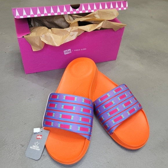 [BNIB] iQUSHION X YINKA ILORI  Water-Resistant Slides SIZE 6 [SOLD OUT] - Picture 11 of 12